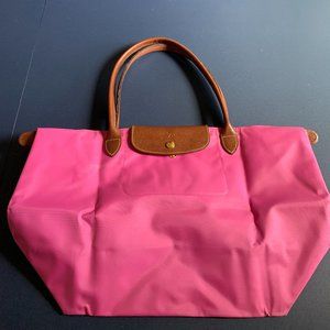 Pink longchamp tote